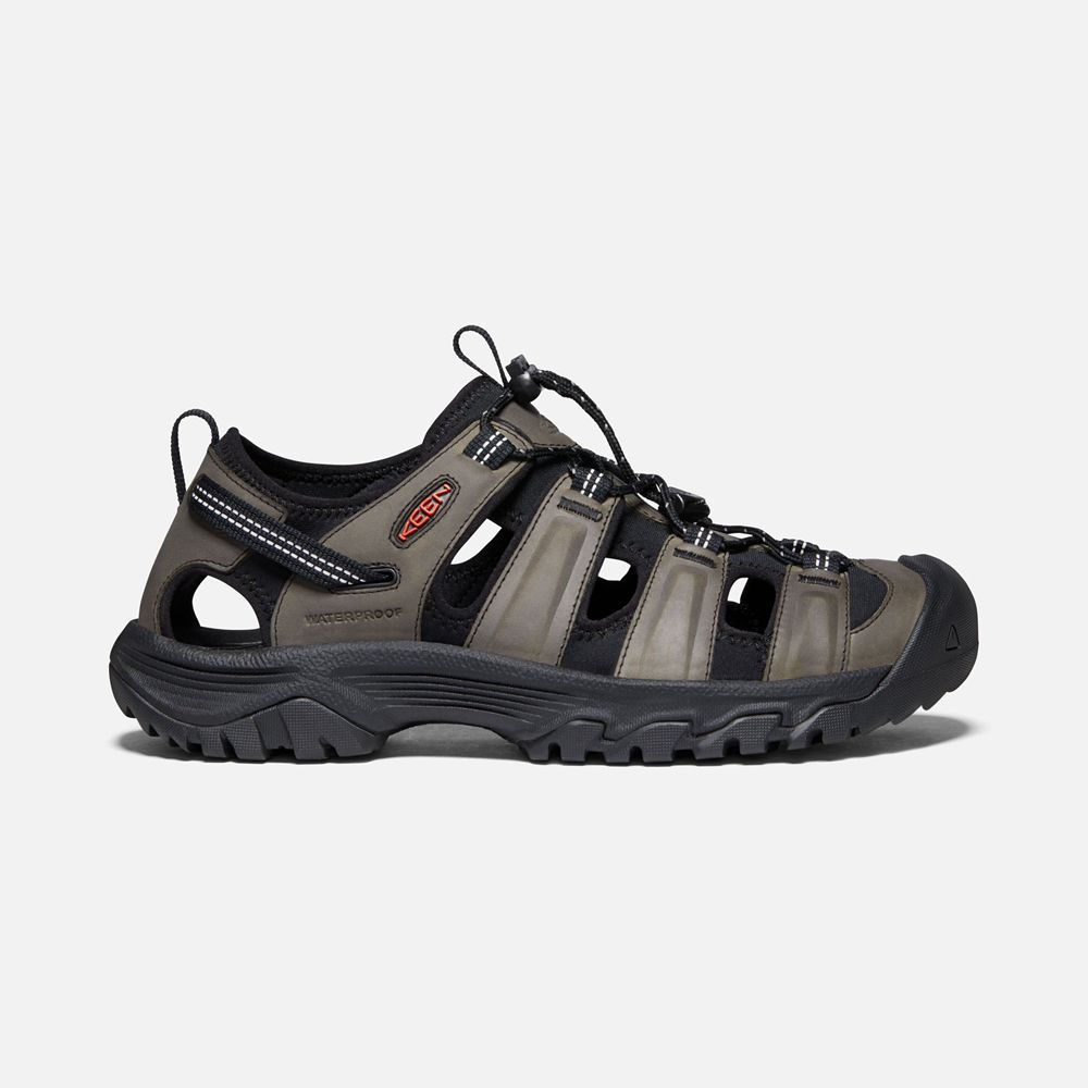 Keen Outdoor Sandalet Erkek Siyah/Gri - Targhee Iii - Türkiye XUAB43058